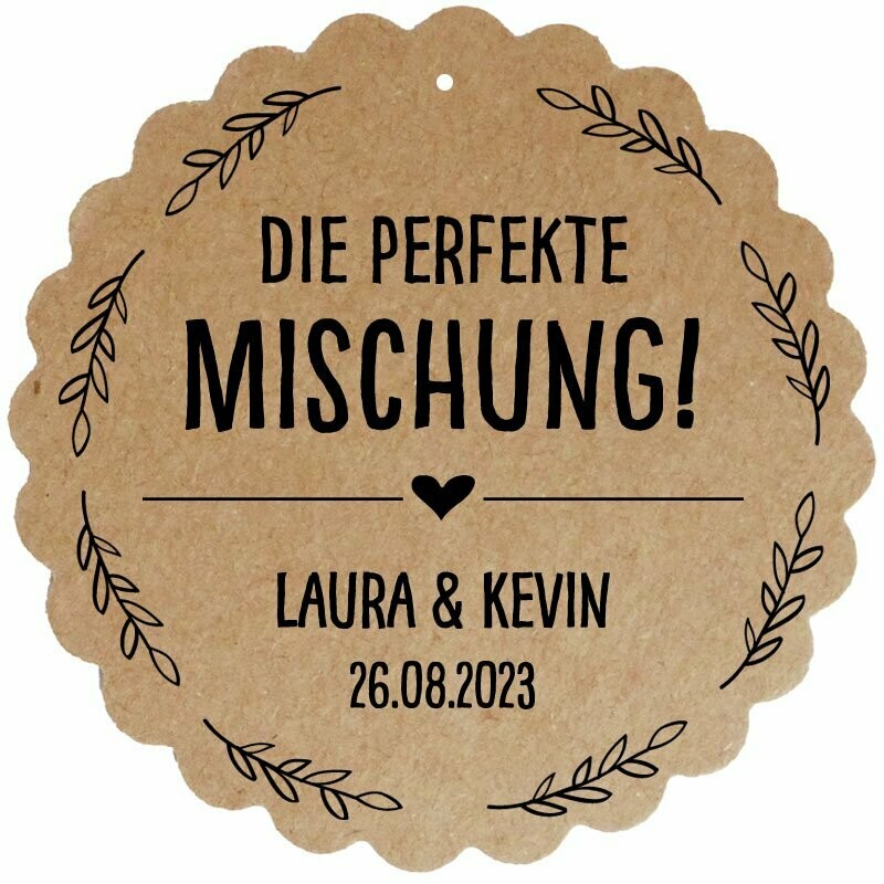 Geschenkanhänger Blume: Die perfekte Mischung!