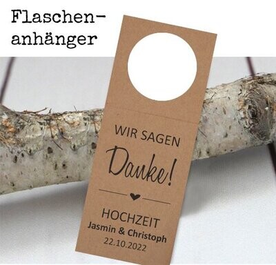 Flaschenanhänger