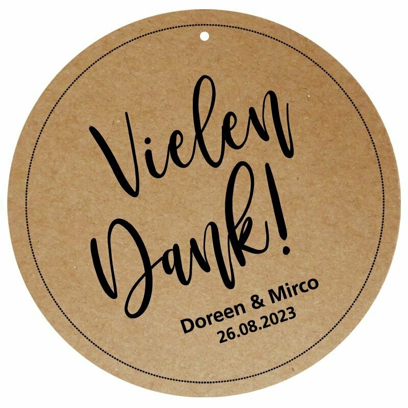 Geschenkanhänger: Vielen Dank! Geschenkanhänger: Vielen Dank!