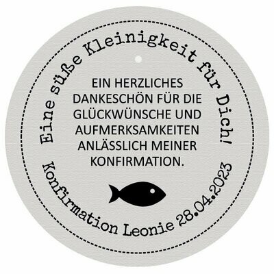 Geschenkanhänger zur Konfirmation: Eine süße Kleinigkeit für Dich! Geschenkanhänger zur Konfirmation: Eine süße Kleinigkeit für Dich!