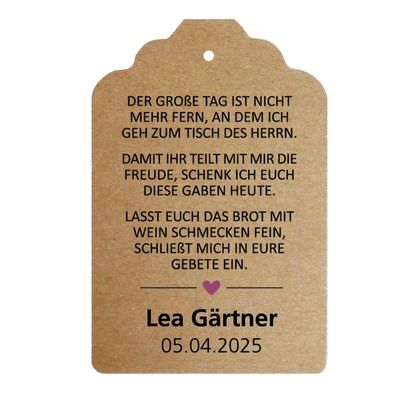 Geschenkanhänger Etikett: Brot und Wein Geschenkanhänger Etikett: Brot und Wein