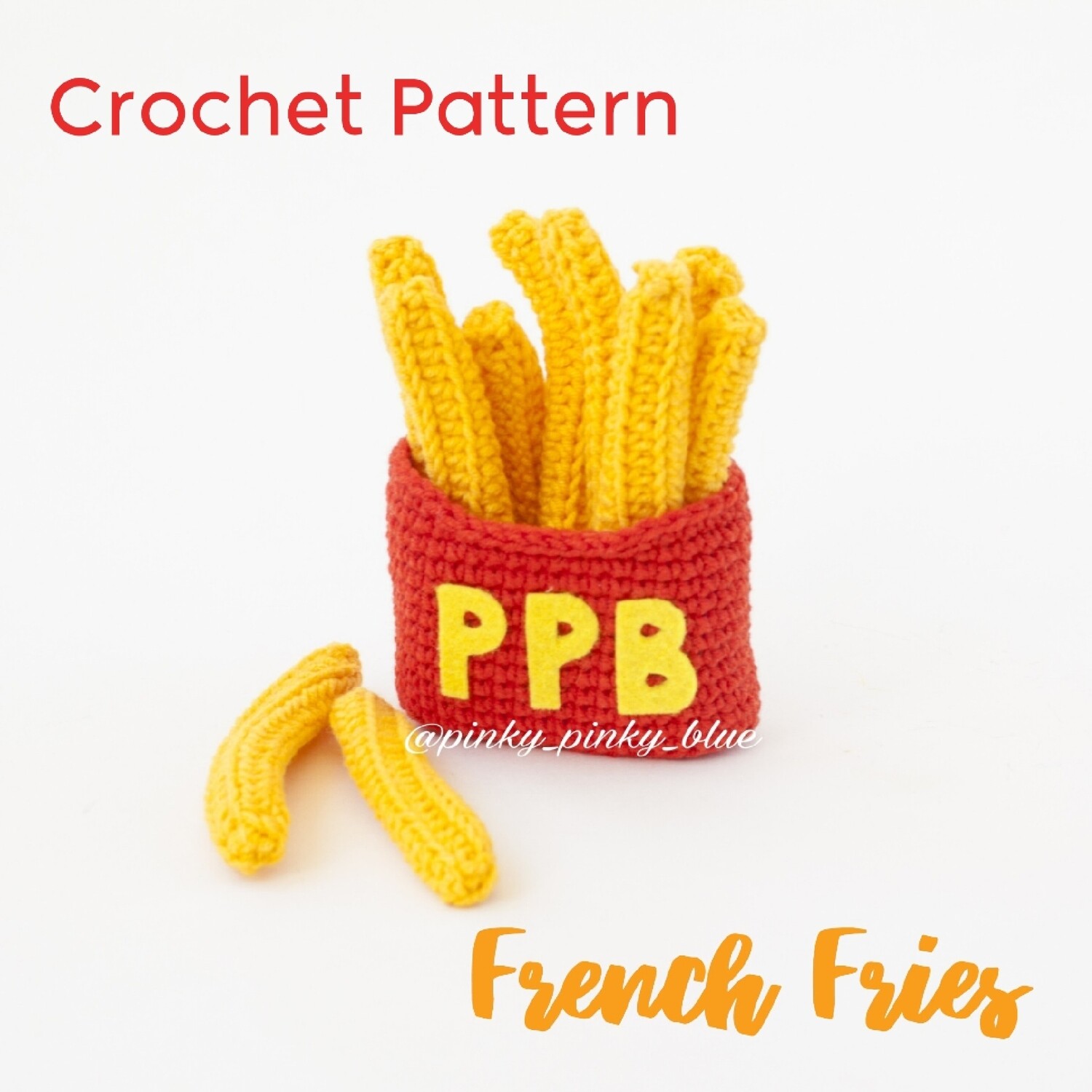 French Fries Crochet Pattern