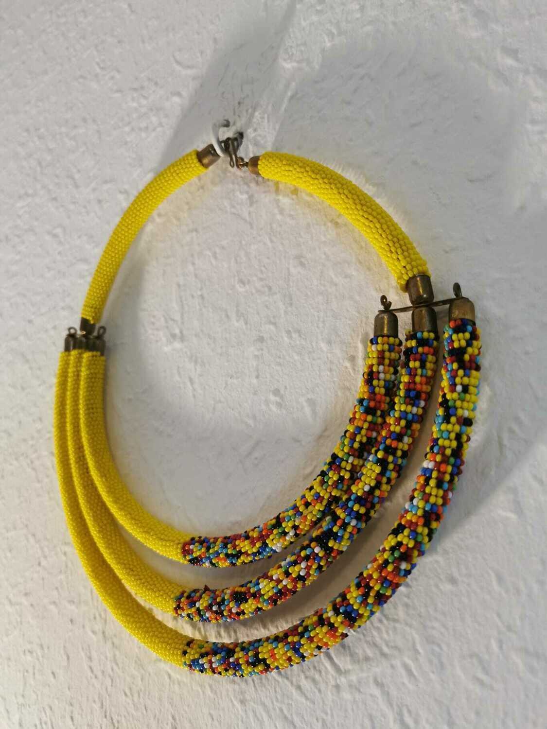 BEADED STATEMENT NECKLACE