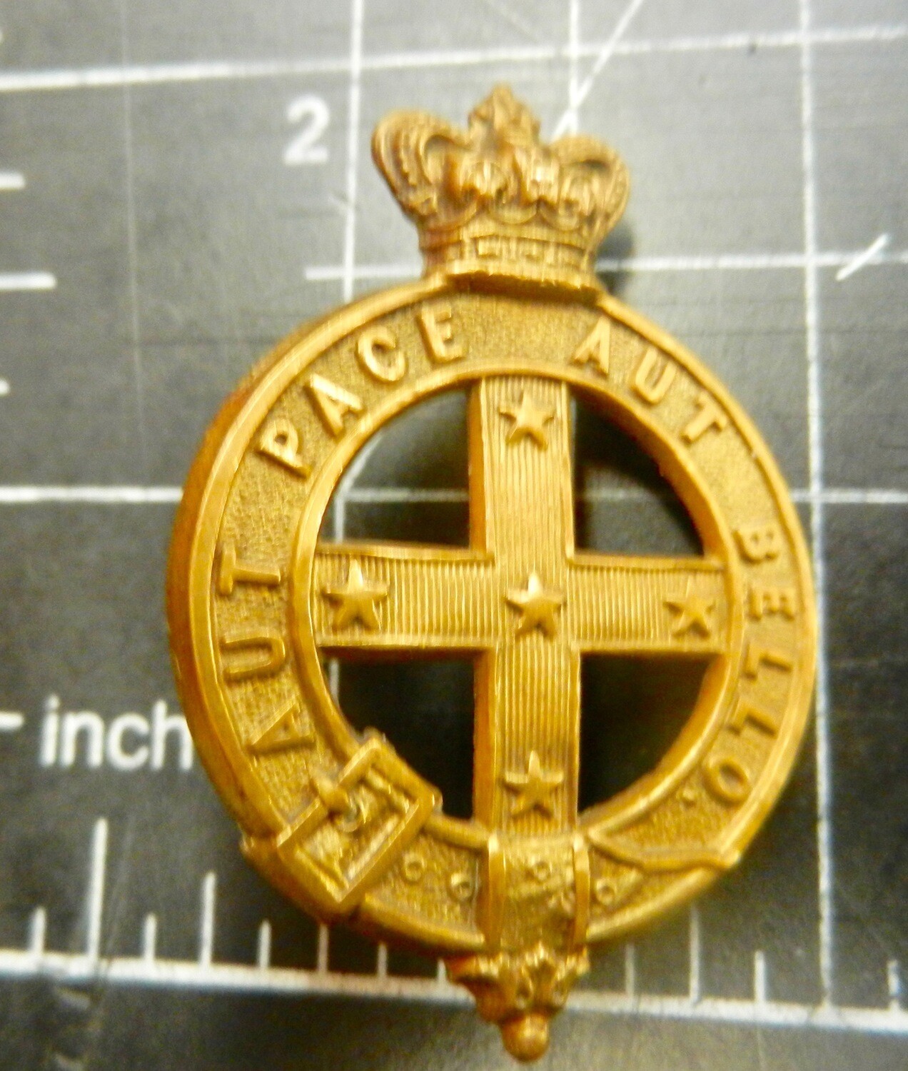 Victorian Military Forces, O/R&#39;s Glangarry badge post-1884