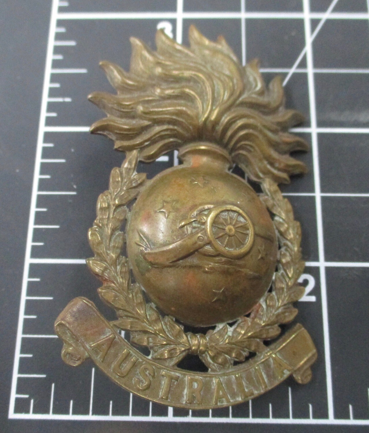 Australian Field Artillery (Militia) hat Badge 1900-1912
