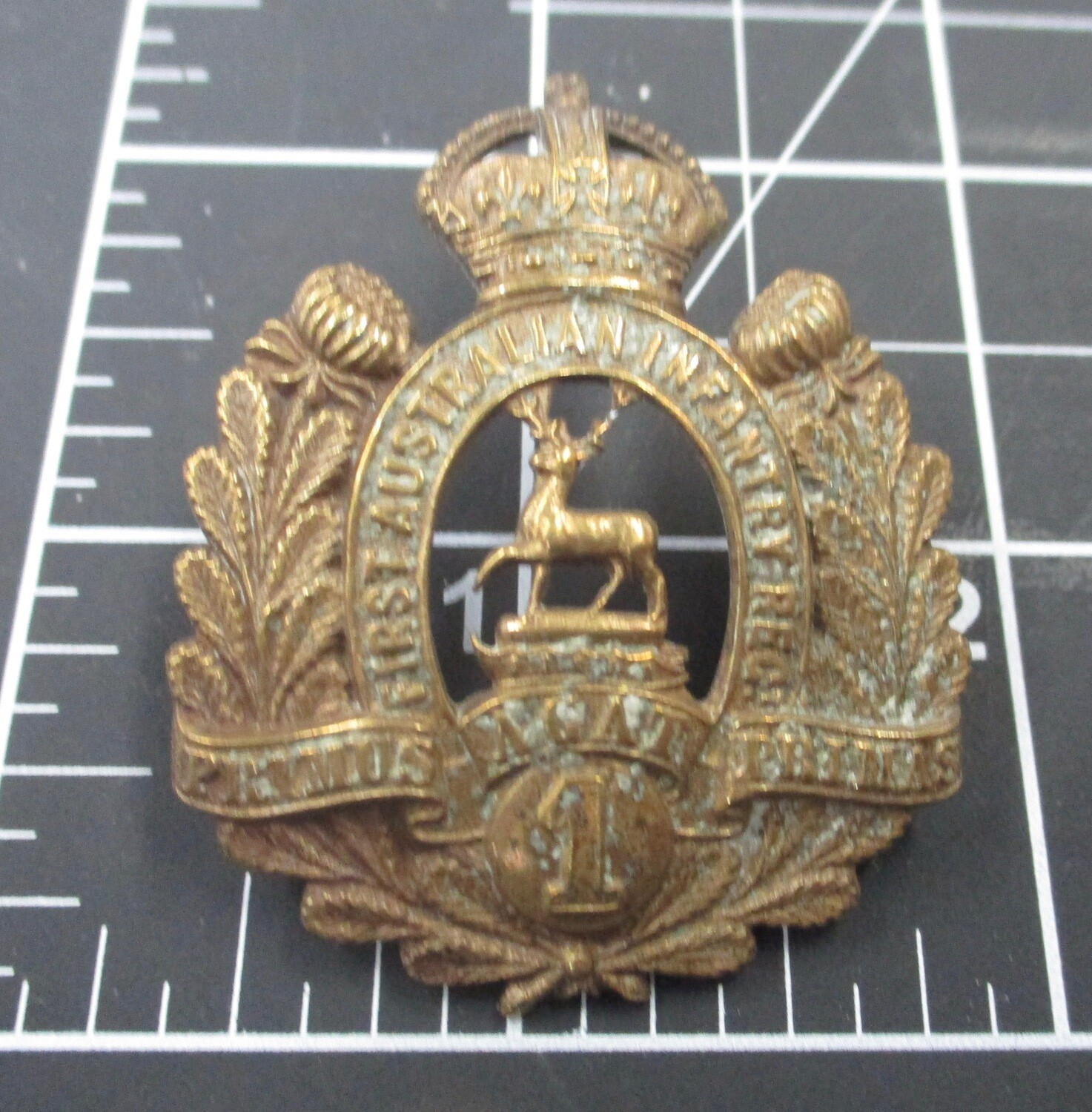 1st Australian Infantry Regiment (NSW) hat Badge 1900-1912