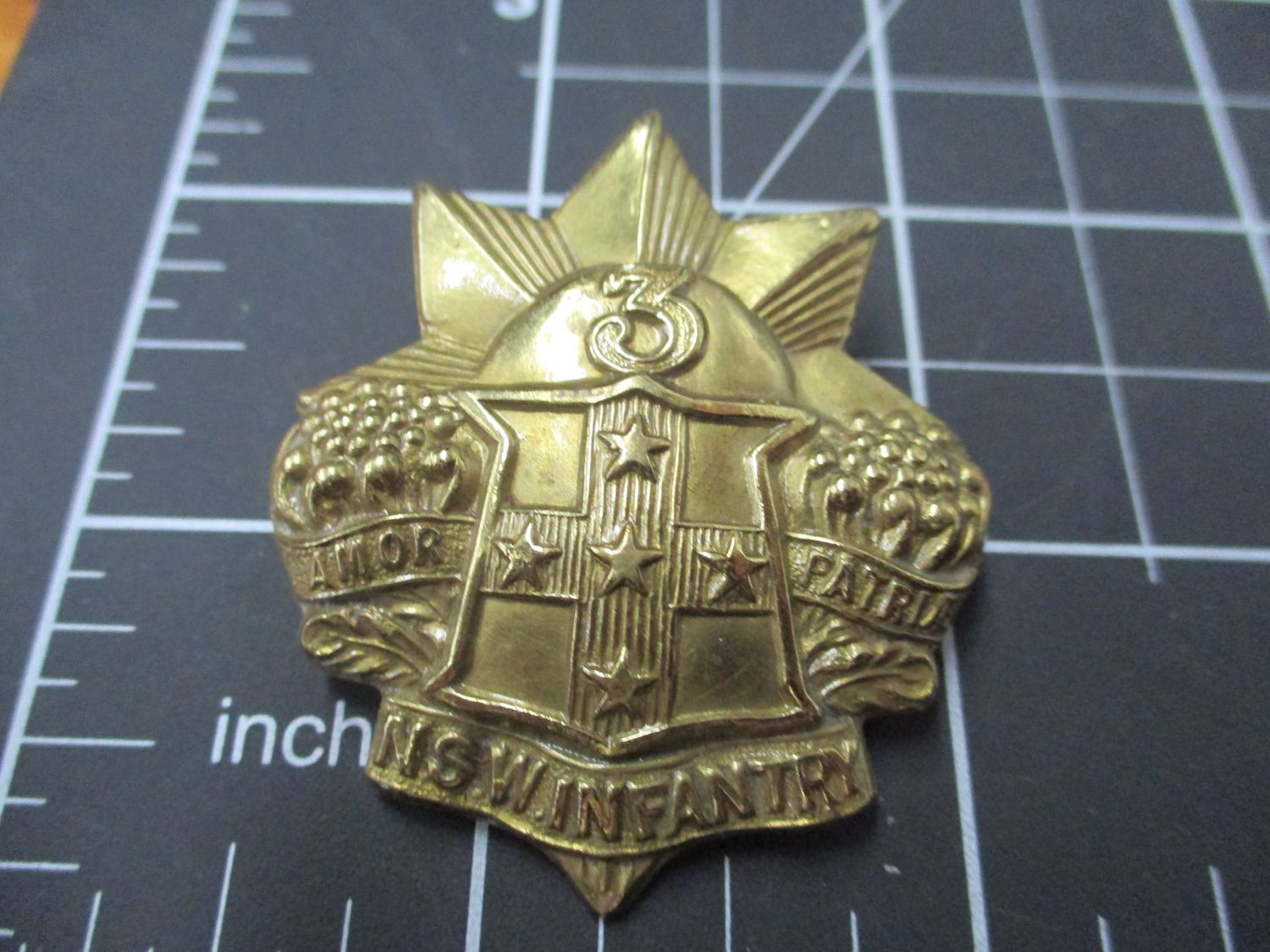 3rd Australian Infantry Regiment Hat badge 1900-1912