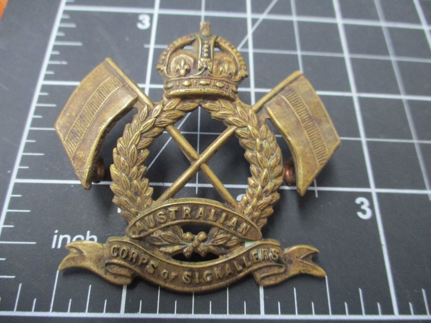 Australian Corps of Signallers, Hat badge 1900-1912