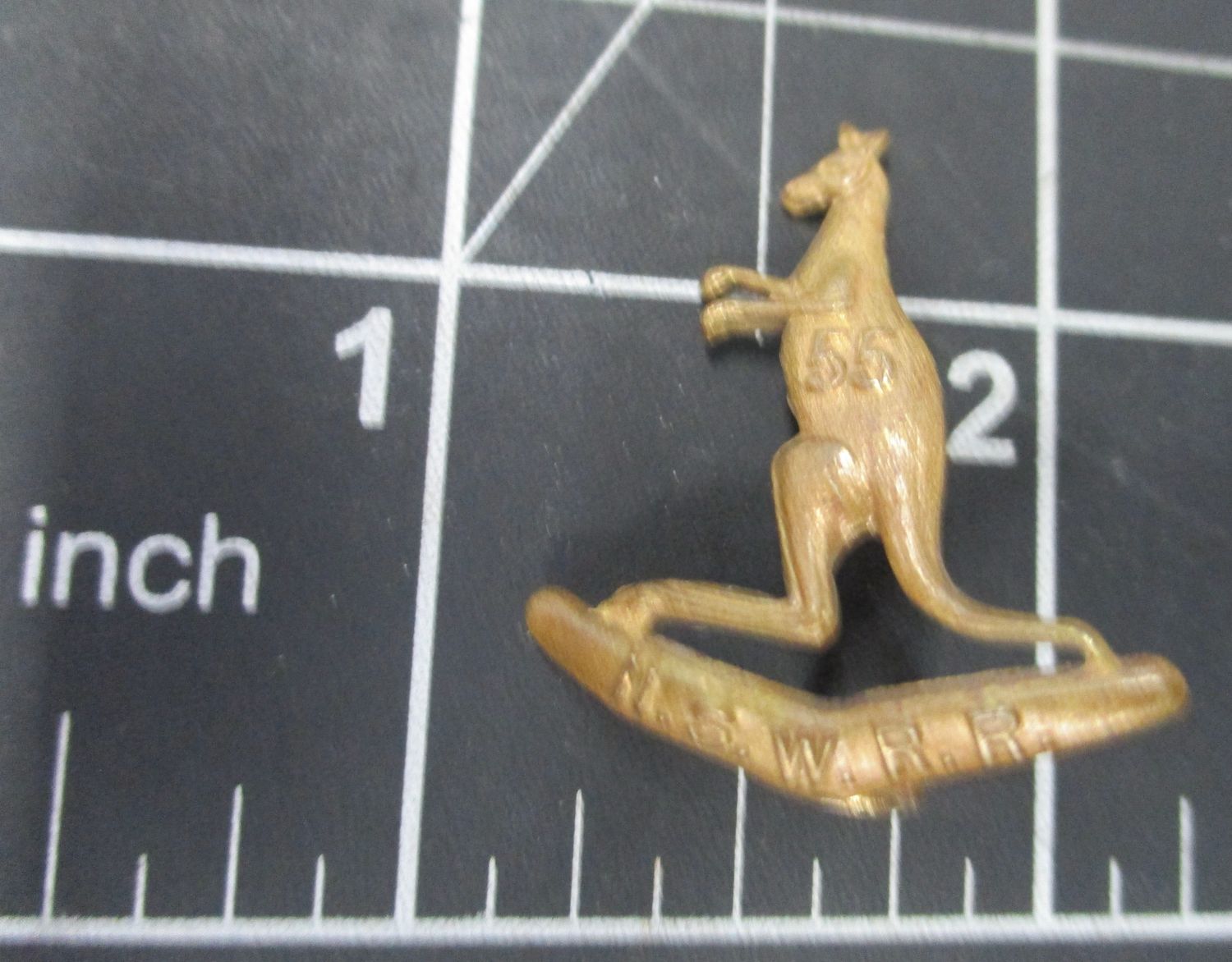 55th Infantry Battalion  1930-42  Collar badge.