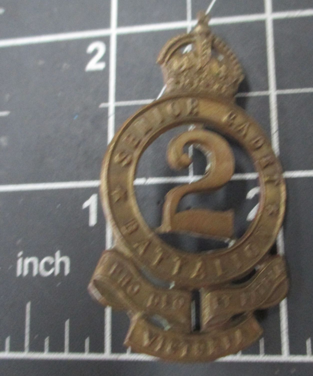 2nd Senior Cadet Battalion (VIC) hat badge 1900-1912