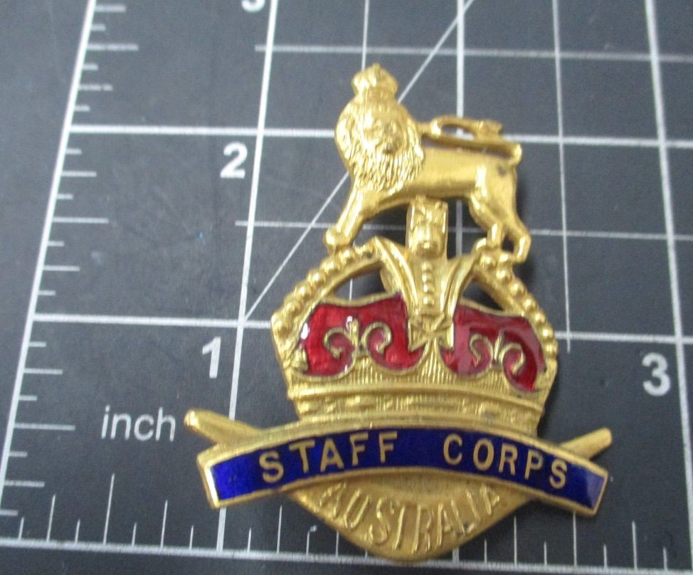 Australian Staff Corps, hat Badge 1920-1930