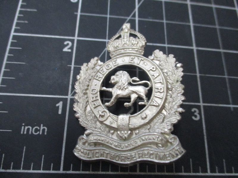 22nd Light Horse 1930-42 Hat badge.