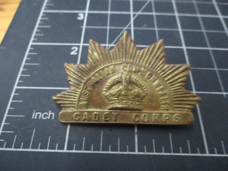 Australian Commonwealth Cadet Corps Hat Badge 1900-1912