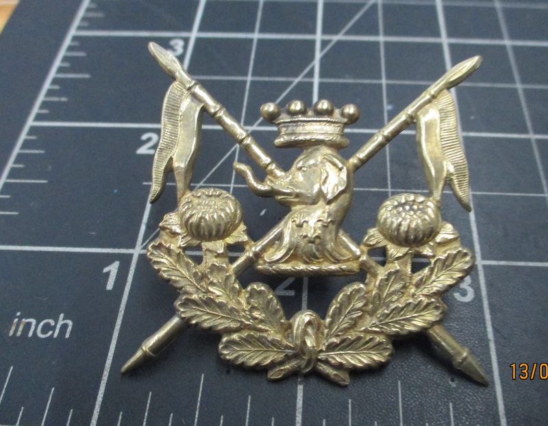 NSW Lancer Regiment hat badge, 1878 Pre-Fed