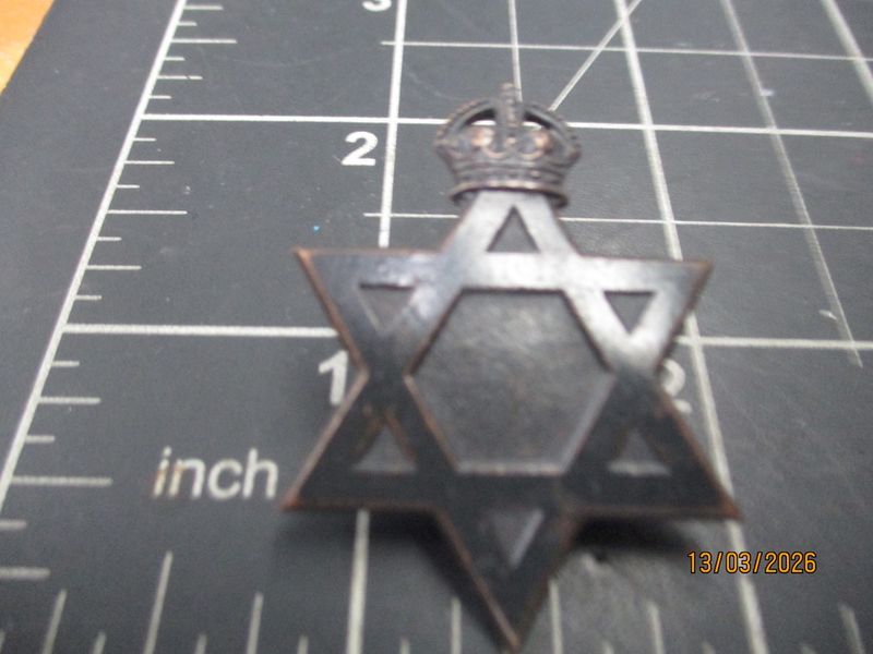 AUSTRALIAN ARMY CHAPLAINS DEPT  1930-42 hat badge
