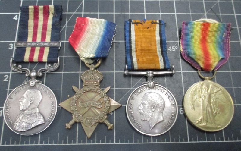 British Military Medal and Bar, ATKINSON Northumberland Fusiliers.