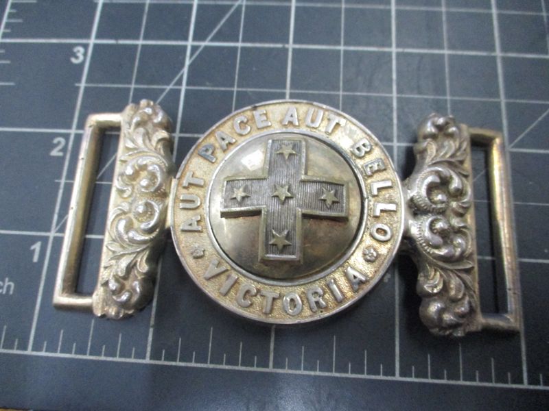 Victorian Military Forces Officers Belt buckle c1875