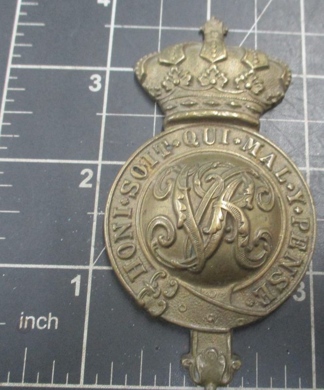 NSW Military Forces Horse Martingale badge c1890's