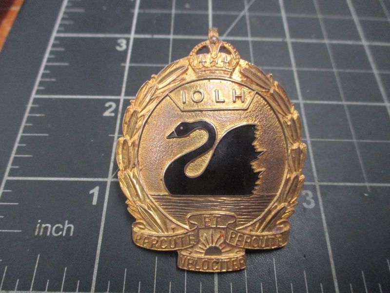 10th Light Horse Regiment  1930-42 Hat badge.