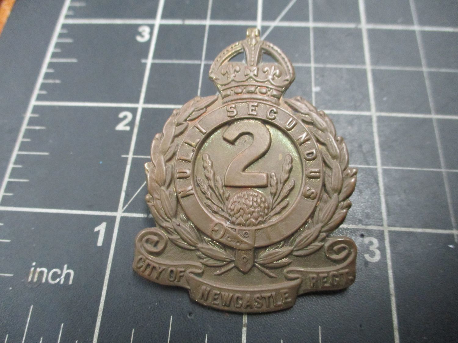 2nd Infantry Battalion  1930-42 hat badge