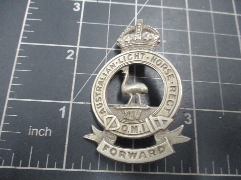 14th Australian Light Horse Regiment (QMI) hat Badge  1900-1912