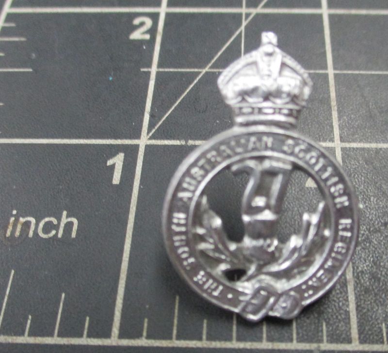 27th Infantry Battalion  1930-42 collar badge