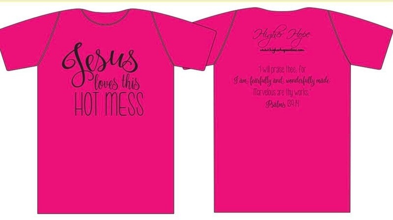 "Jesus Loves This Hot Mess" T-Shirt