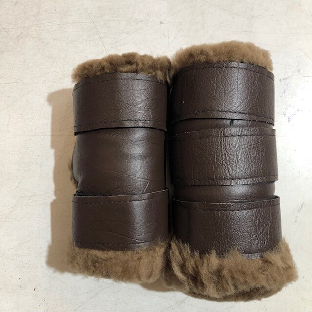 Sheepskin/Vinyl Show Boots (Pony)