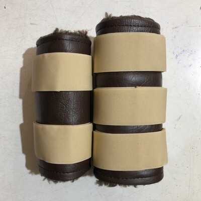 Sheepskin Vinyl Paddock Boots (Cob)