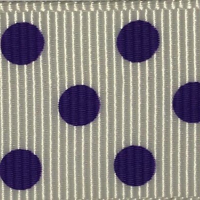White/Purple Dots