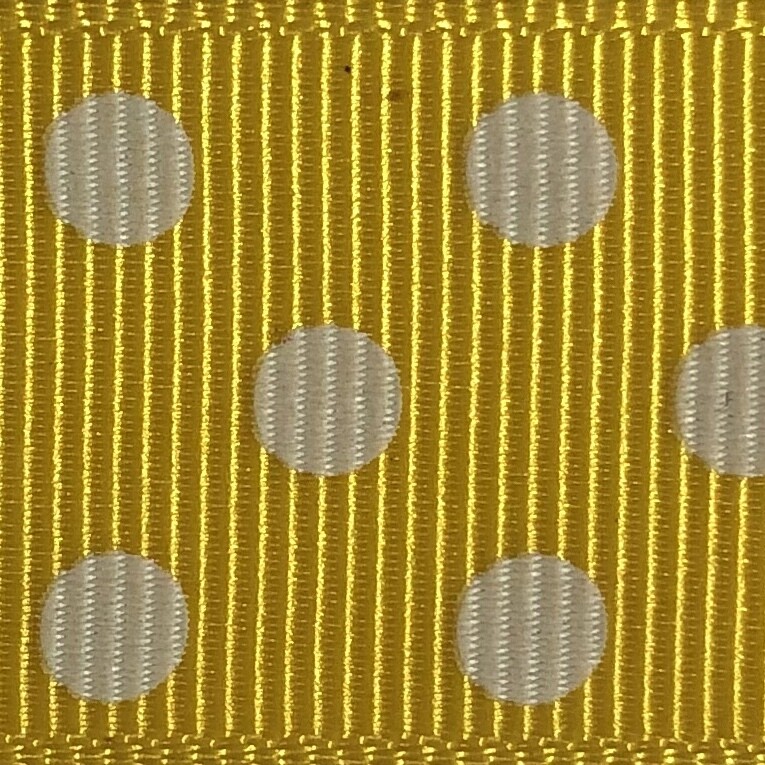 Gold/White Dots