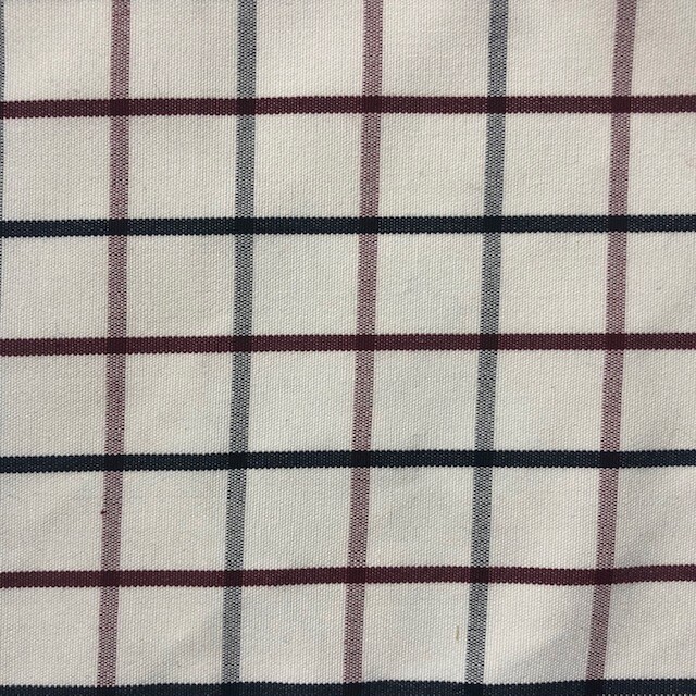 Navy/Burgundy Collarcheck