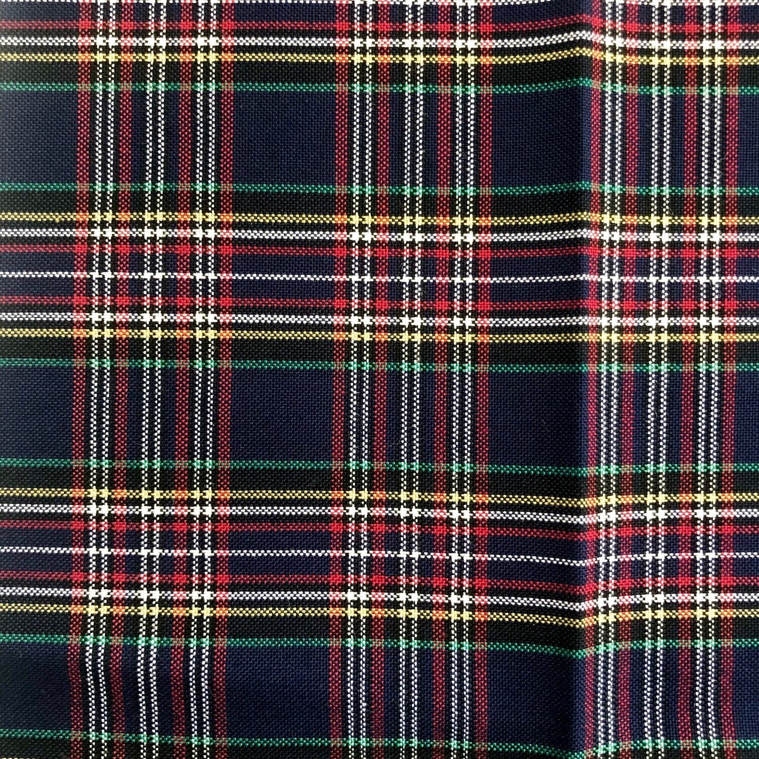 Navy with Multicoloured check