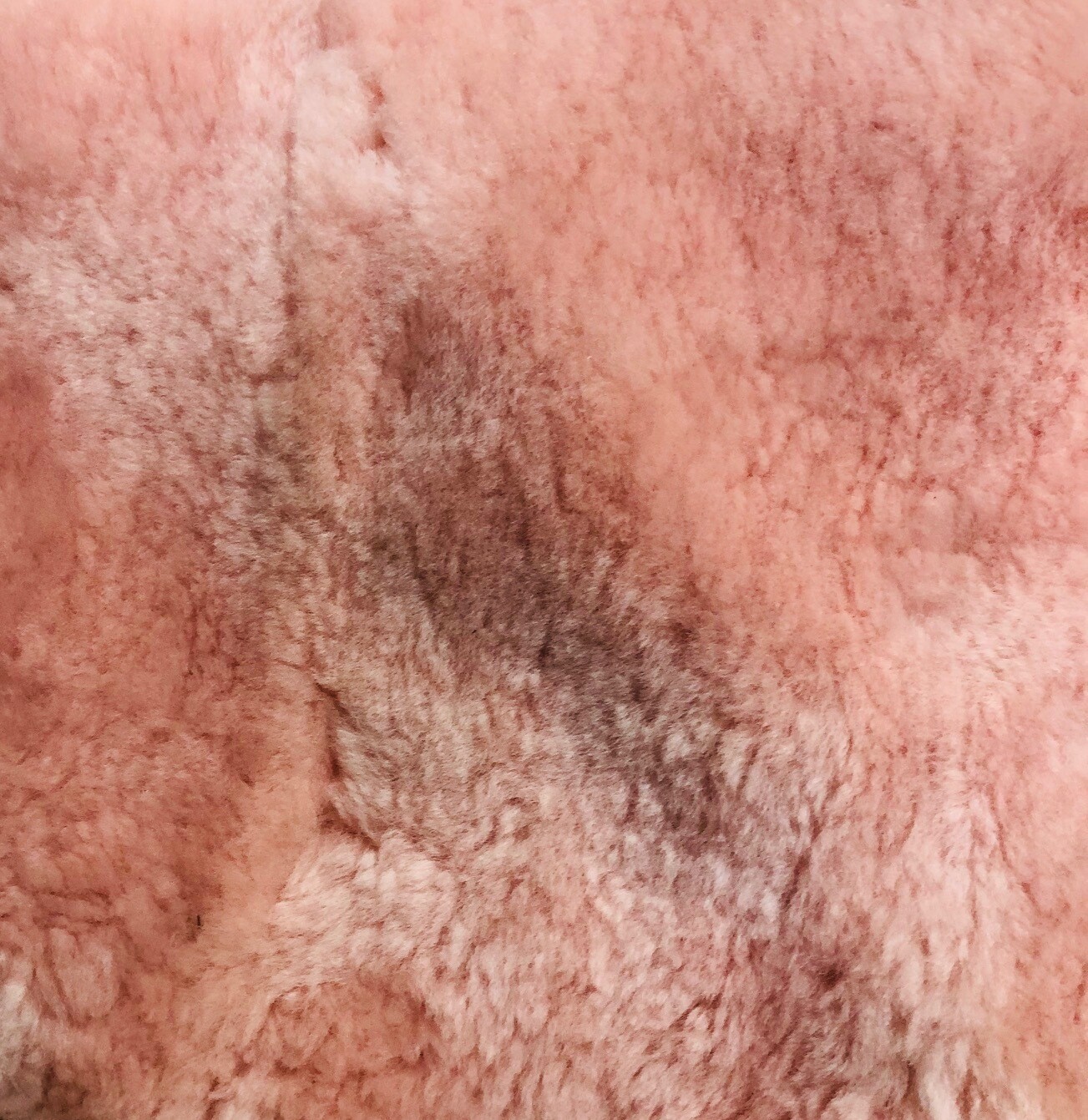 Pale Pink Sheepskin