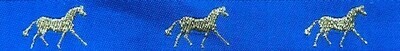 Horse Binding- Royal/ Gold Horse