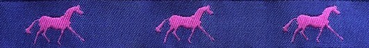 Horse Binding- Purple/ Pink Horse