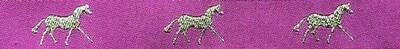 Horse Binding-Pink/Gold Horse