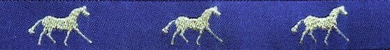 Horse Binding- Purple/ Gold Horse