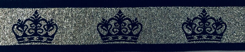 Silver/Navy Crown