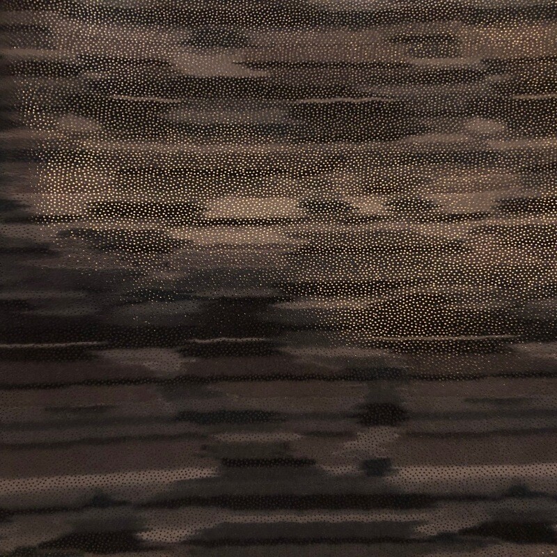 Black Stripe Print