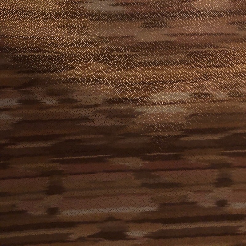 Brown Stripe Print