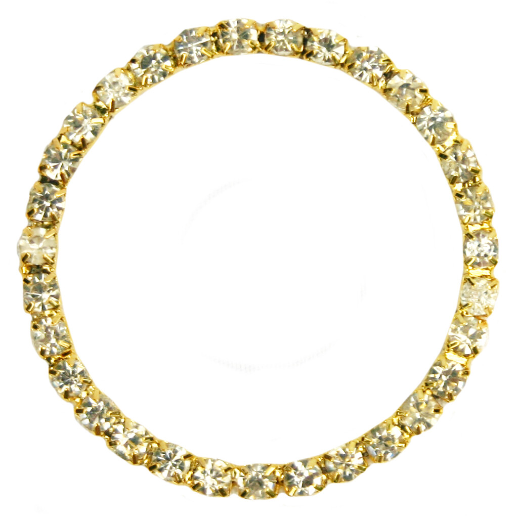 50mm Clear Single Row Ring