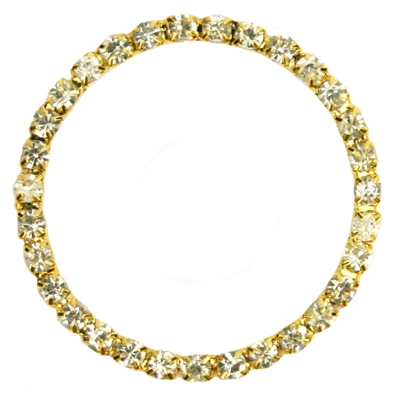 50mm Clear Single Row Ring