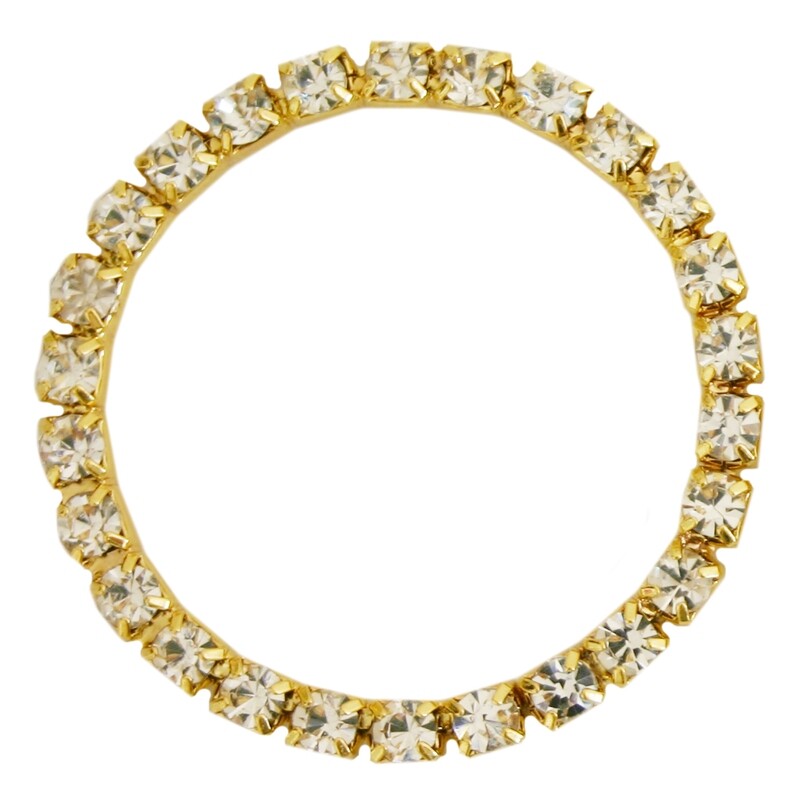 40mm Clear Single Row Ring