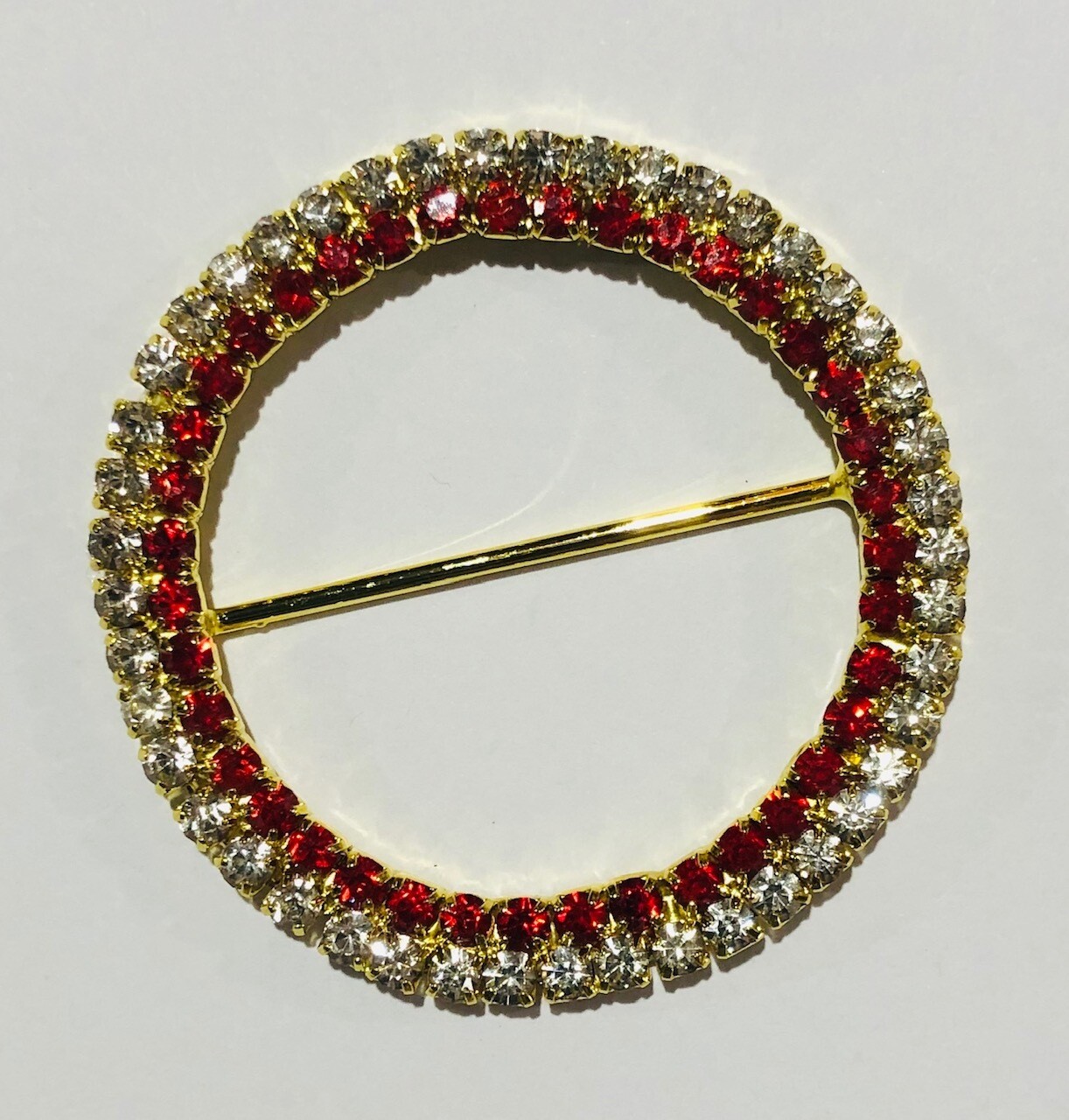 50mm Red Double Row Ring