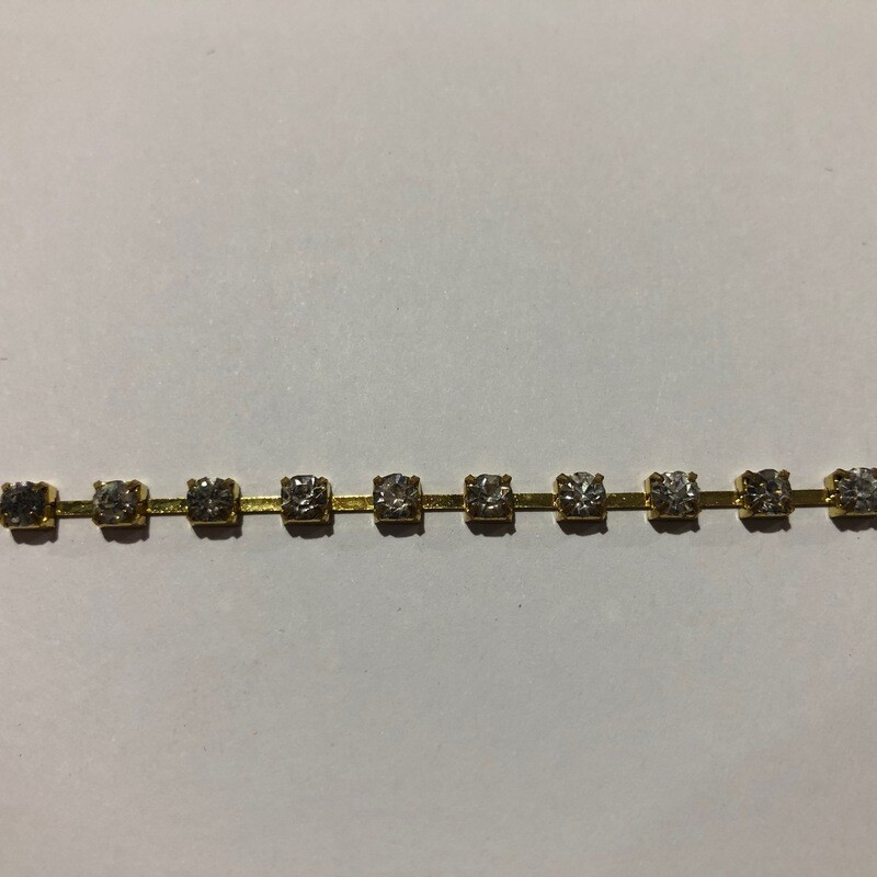 Single Row Diamante Banding - per metre