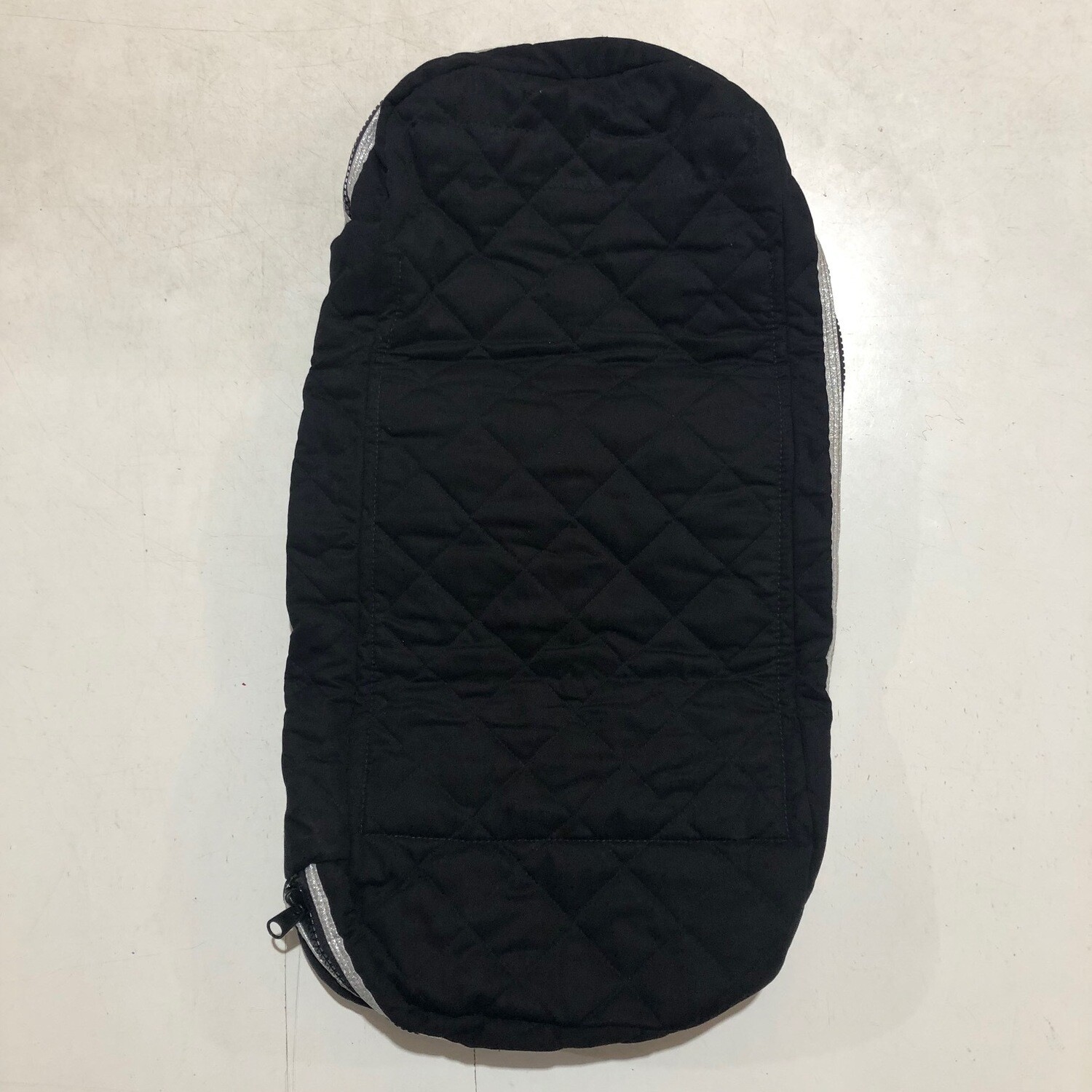 Bridle Bag - Quilted Black/Silver