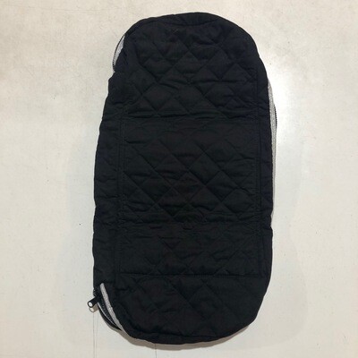 Bridle Bag - Quilted Black/Silver
