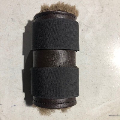 Sheepskin Vinyl Paddock Boots (Small Pony)