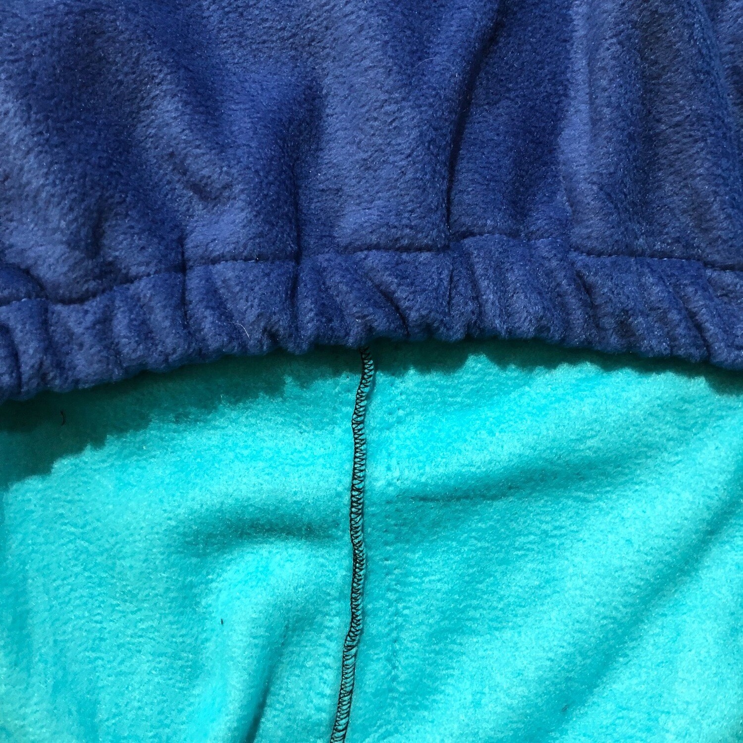 Polar Fleece Saddle Cover -Aegean/Royal Blue